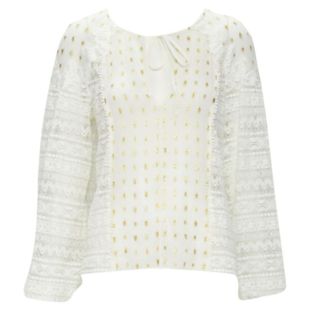 Temperley London Lace Bohemian Top